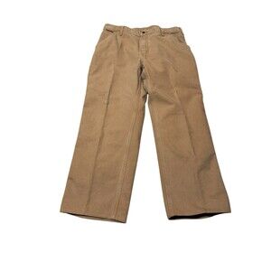 Carhartt Original Dungaree Fit Pants Mens Size 38x30 B11 BRN Brown Tan USA
